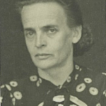 Frančiška Drolc, roj. Regulj, foto okoli 1950