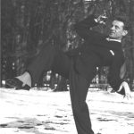 Josip Primožič Tošo, v parku