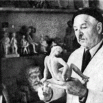 KOLBIČ Gabrijel, portret v ateljeju