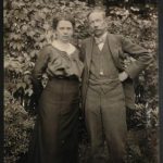 Fritz Friedriger z drugo ženo Wilhemino roj. Stanek