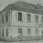 Poslopje stare okoliške deške ljudske šole v Celju, na kateri je poučeval Fran Krajnc.